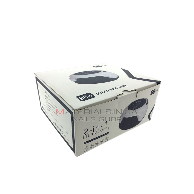 Лампа для нігтів LED/UV 98W, T2 Plus Лампа для нігтів LED/UV 98W, T2 Plus