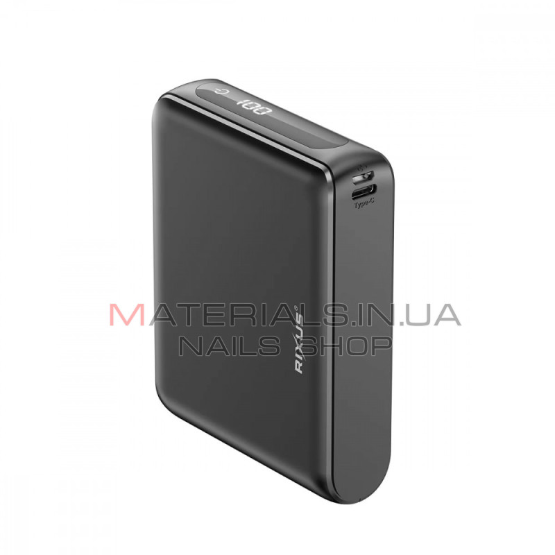 Power Bank Rixus RXPB25, 20000 мА·год, цифровий дисплей