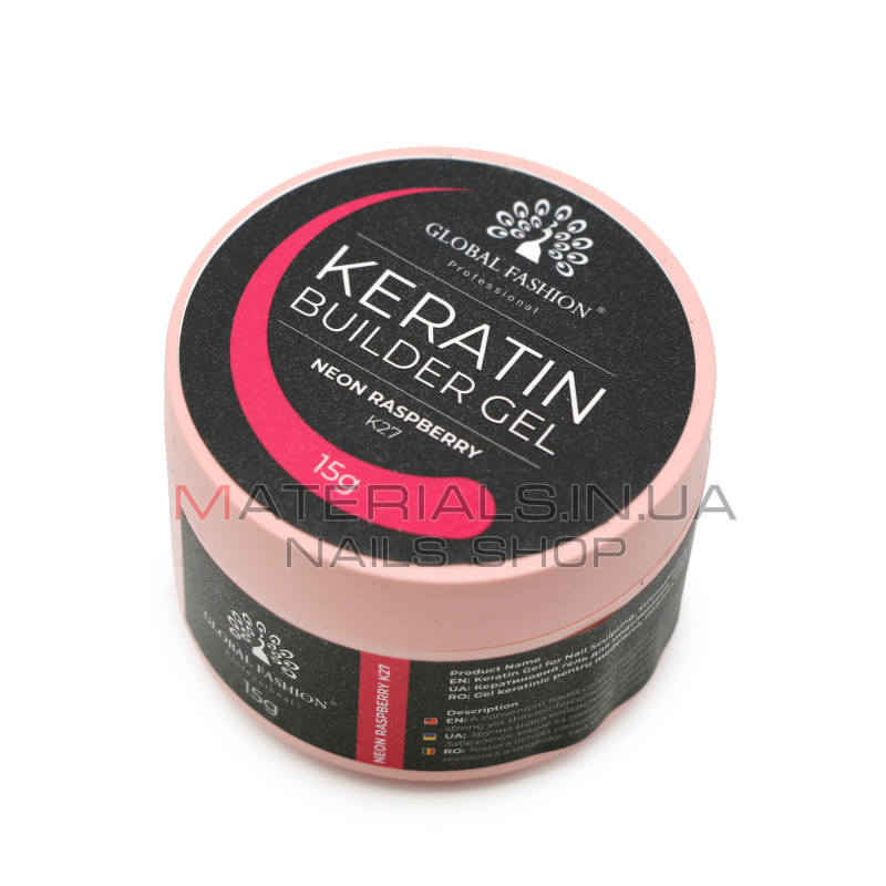 KERATIN BUILDER GEL, Global Fashion, 15 g, K27