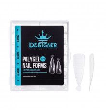 Polygel Nail Forms (Almond) - Верхні форми Дизайнер