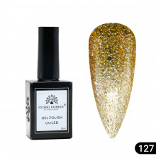 Гель лак Global Fashion, Gel polish 15 ml, 127