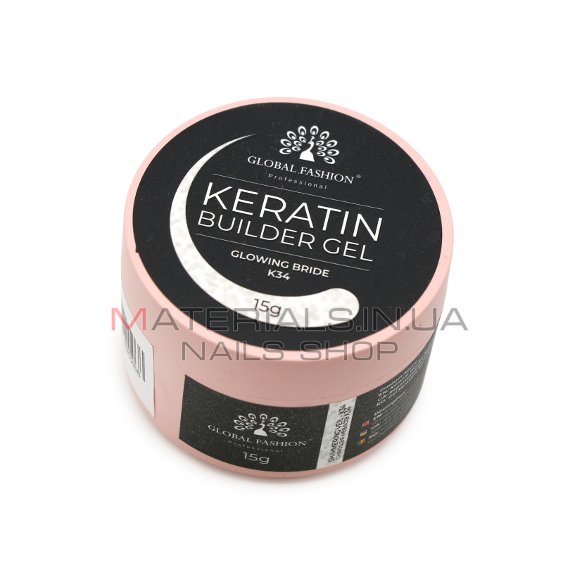 KERATIN BUILDER GEL, Global Fashion, 15 g,  K34