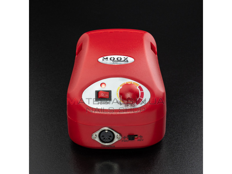 Фрезер Мокс X102 (Червоний) на 45 000 об/хв. та 65W. для манікюру та педикюру