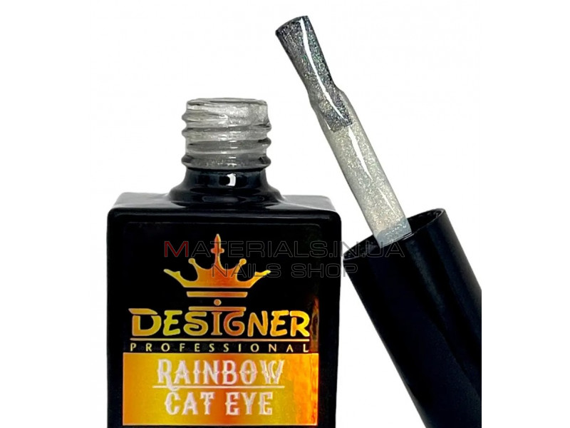 Гель лак Rainbow Cat Eye Дизайнер для ногтей (голографический, кошачий глаз), 9 мл.
