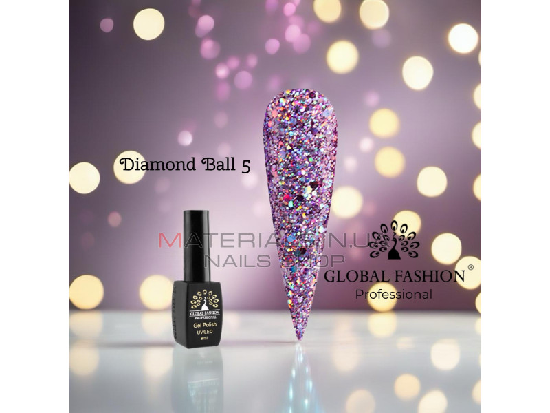 Гель лак Diamond Ball Global Fashion 8 мл, 005