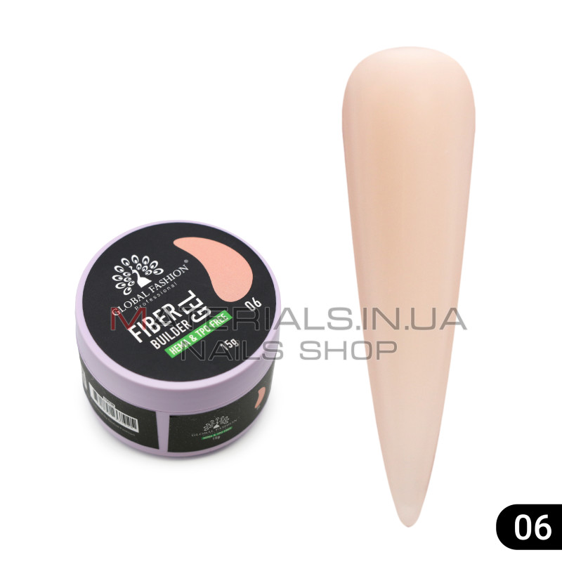 Гель для моделювання нігтів 15 г, 4 Season Jelly Builder Gel,  06