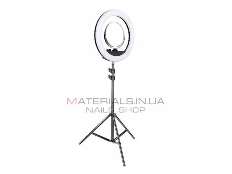 Професійна кільцева лампа із дзеркалом MakeUp RL-18II, 60 Вт
