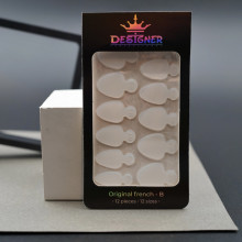 Nail Molds 12шт. (Original french - B) - Силіконові молди різних розмірів для дизайну нігтів та французького манікюру Дизайнер