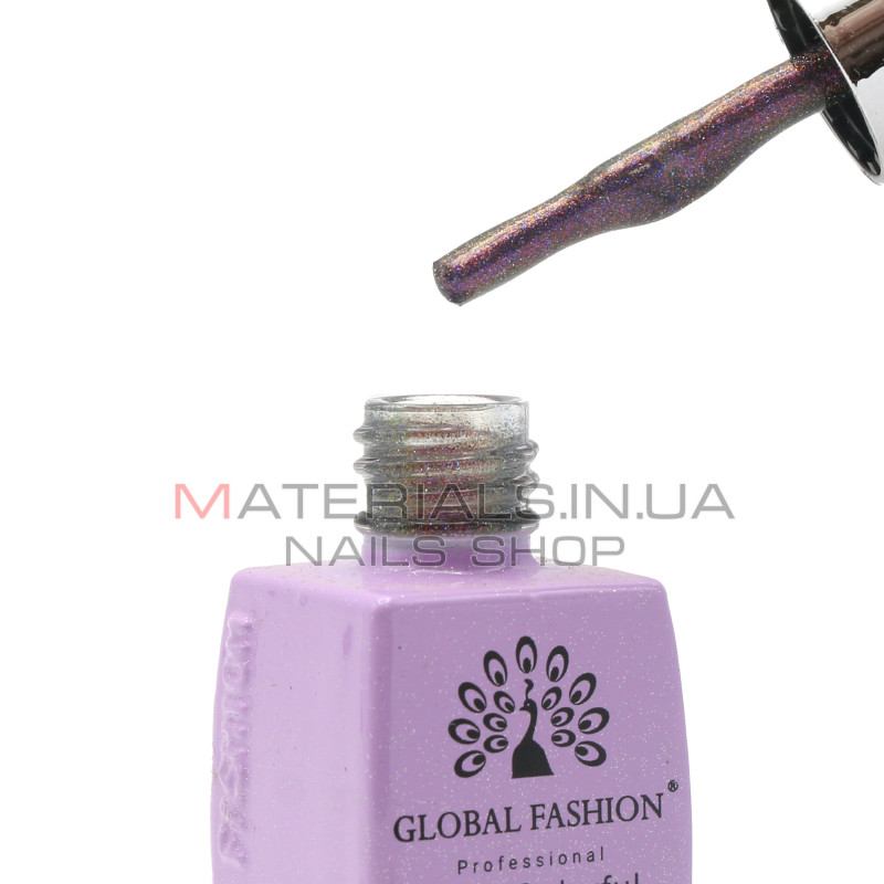 Гель лак кошачий глаз 32D Chameleon Disco, Global Fashion 8 мл №271
