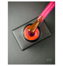 Гель лак Vitrage gel 473 Дизайнер (9мл.) - цветной, полупрозрачный