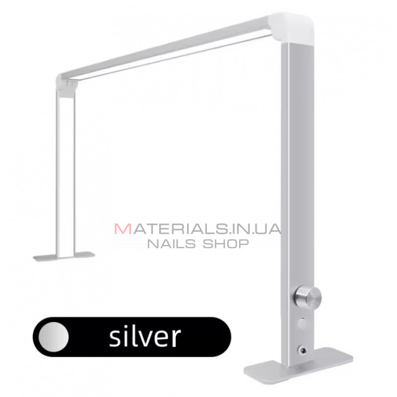 Настільна безтіньова лампа Wenxintek Nail Table Lamp (80х40см, 36Вт) Silver Настільна безтіньова лампа Wenxintek Nail Table Lamp (80х40см, 36Вт) Silver