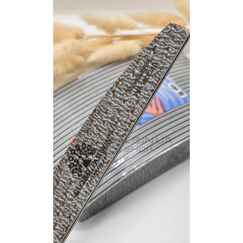 Упаковка пилок Global Fashion - серая, змея 180/240 грит (25шт) Упаковка пилок Global Fashion - серая, змея 180/240 грит (25шт)