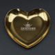 Металлический лоток для инструментов (Золото) 9,3х9,3см. "Сердце" Дизайнер - Н