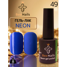 Гель-лак неоновый для ногтей Bee Nails neon gel polish, №49