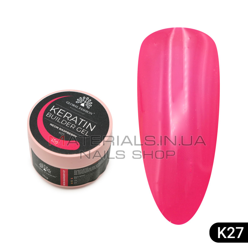 KERATIN BUILDER GEL, Global Fashion, 15 g, K27