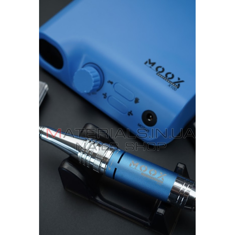 Фрезер Мокс X100 (Sky blue) на 45 000 об/хв. та 70W. для манікюру та педикюру
