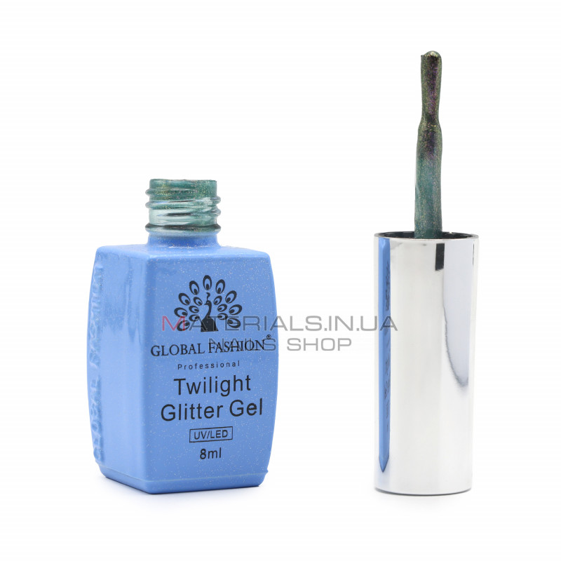 Гель лак Twilight Glitter 8 мл, 200 Гель лак Twilight Glitter 8 мл, 200