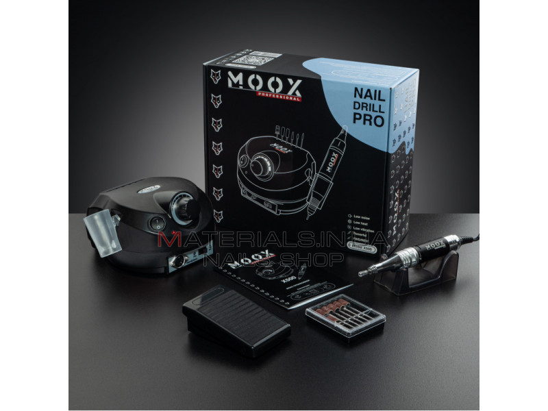 Фрезер Мокс X500 (Чорний) на 45 000 об/хв. та 65W. для манікюру та педикюру