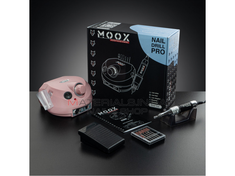 Фрезер Мокс X500 (Рожевий) на 45 000 об/хв. та 65W. для манікюру та педикюру