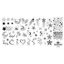 Диск для стемпінгу Designer металевий (12x6 см) №210