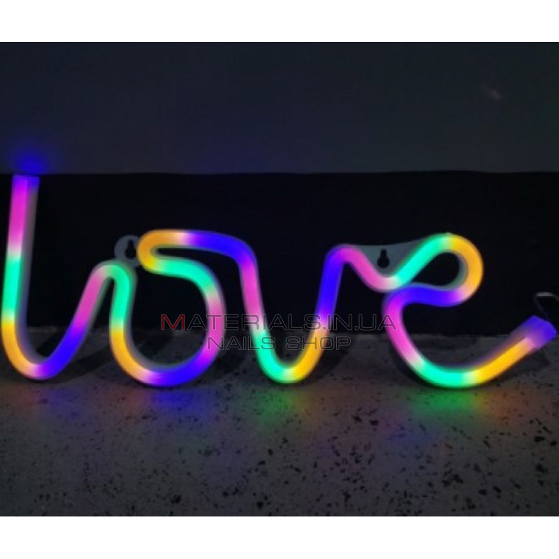 Ночной светильник Neon Sign — Love / Heart Colorful Ночной светильник Neon Sign — Love / Heart Colorful