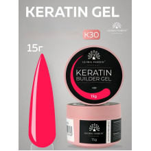 Keratin builder gel, K30, Global Fashion, 15 г