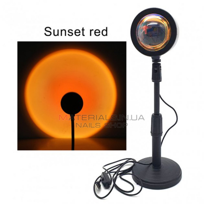 Настольная лампа с эффектом заката солнца Sunset Lamp Настольная лампа с эффектом заката солнца Sunset Lamp