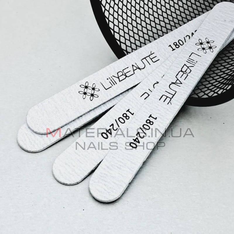 Упаковка пилок Lilly вузькі, короткі 180/240 (50шт)