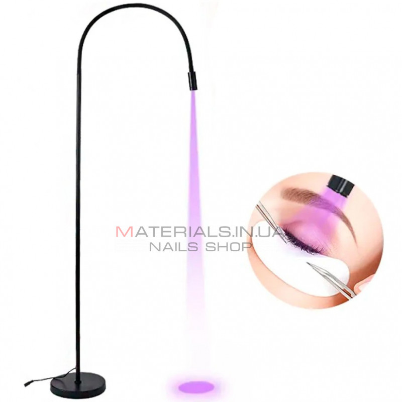 Лампа UV напольная для наращивания ресниц 5 W, черная Лампа UV напольная для наращивания ресниц 5 W, черная