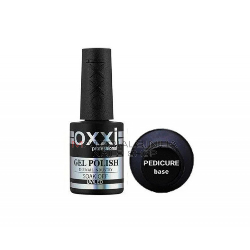 Каучукова база для педикюру Oxxi Pedicure Base, 15 мл