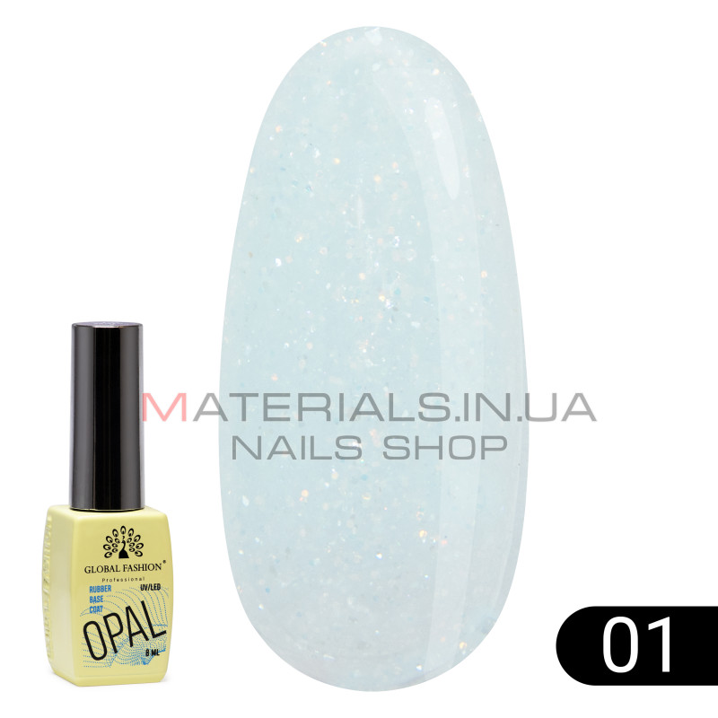 Каучуковая база Opal Global Fashion 8 мл, 01