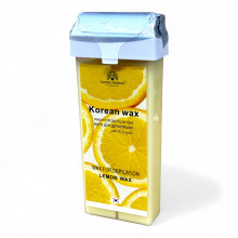 Воск в кассете для депиляции Korean Wax Global Fashion, низкотемпературный, Лимон