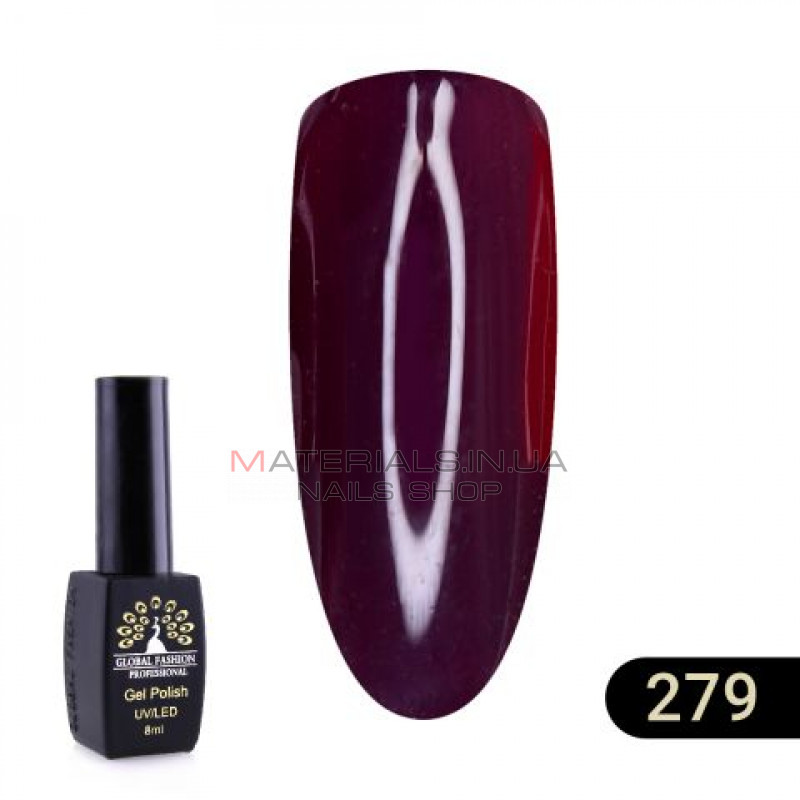 Гель лак BLACK ELITE 279, Global Fashion 8 мл Гель лак BLACK ELITE 279, Global Fashion 8 мл