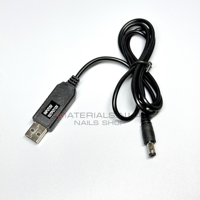 Кабель питания USB 5V - DC 12V (для роутеров) Кабель питания USB 5V - DC 12V (для роутеров)