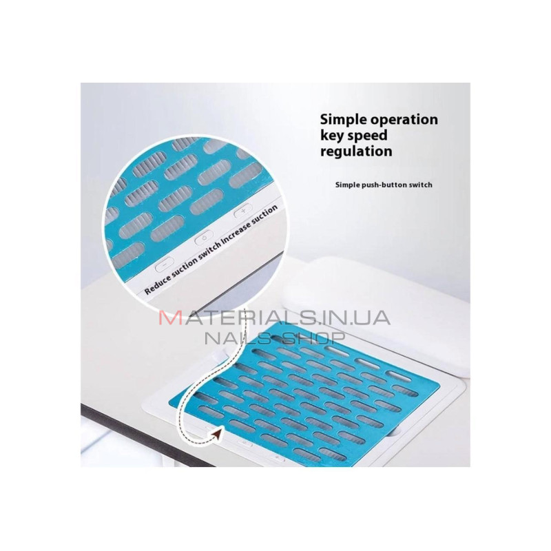 Вытяжка для маникюра вместе с подлокотником T1