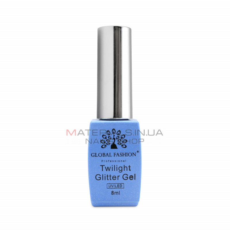Гель лак Twilight Glitter 8 мл, 204 Гель лак Twilight Glitter 8 мл, 204