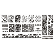 Диск для стемпінгу Designer металевий (12x6 см) №139
