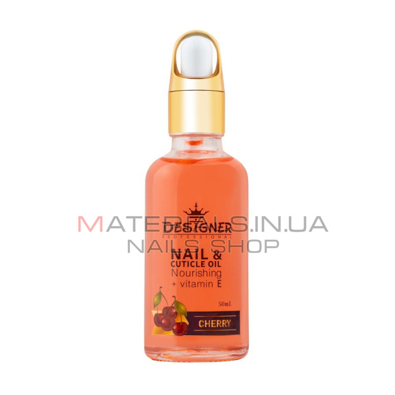 Олія для кутикули 50 мл. (Вишня №4) - Nail&Cuticle oil від Дизайнер