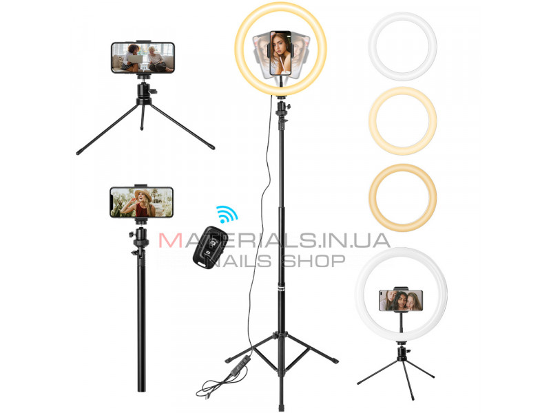 Лампа кольцевая комплект LED 30cm 12" CODN SET +1.45cm tripod stand