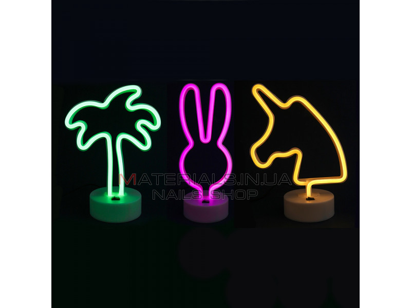 Ночной светильник Neon Lamp series — Bunny White