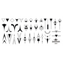 Диск для стемпінгу Designer металевий (12x6 см) №64