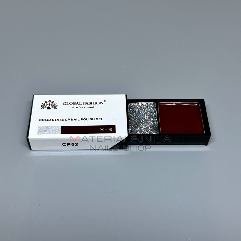 Твердий гель лак solid state CP nail polish gel (5г+3г), CP52 Твердий гель лак solid state CP nail polish gel (5г+3г), CP52