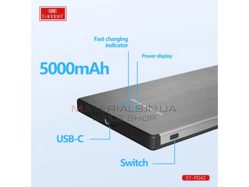 Power Bank magsafe 5000 mAh — Earldom ET-PD42 Power Bank magsafe 5000 mAh — Earldom ET-PD42