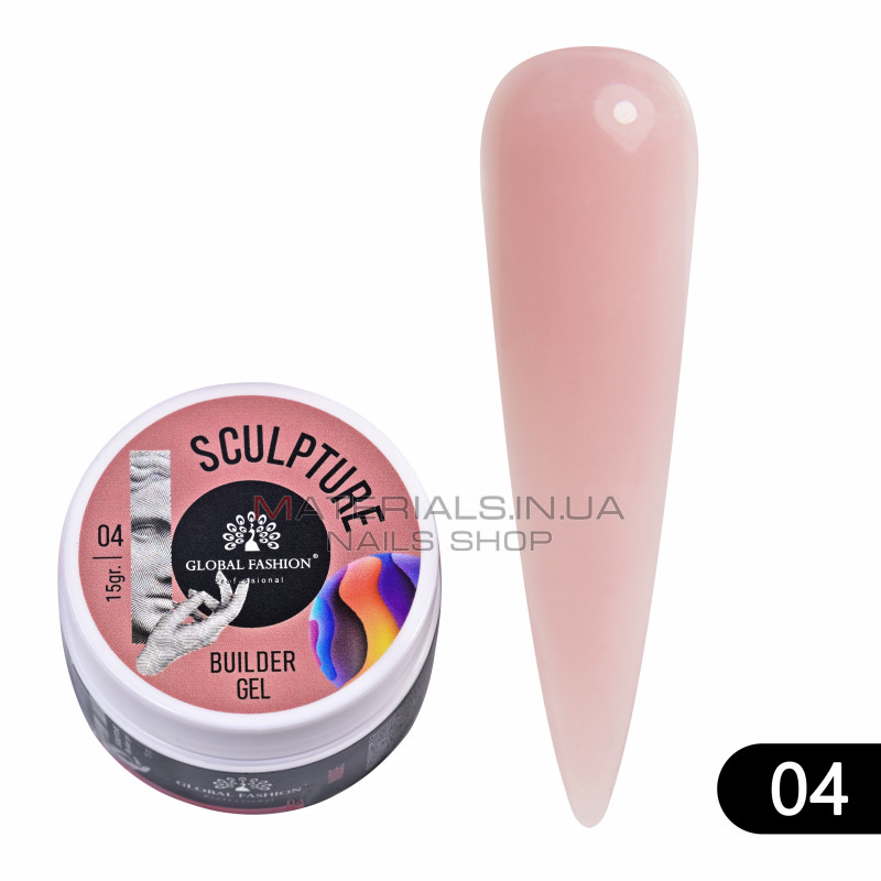 Скульптурний гель SCULPTURE BUILDER GEL 15 гр, NUDE №04 Скульптурний гель SCULPTURE BUILDER GEL 15 гр, NUDE №04