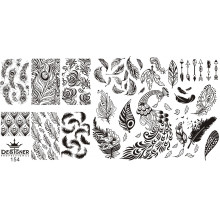 Диск для стемпінгу Designer металевий (12x6 см) №154