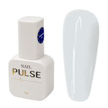 Гель-лак NAIL PULSE Gel Polish №16, 8 мл напівпрозорий білий