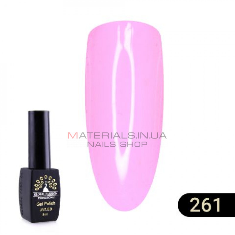 Гель лак BLACK ELITE 261, Global Fashion 8 мл Гель лак BLACK ELITE 261, Global Fashion 8 мл
