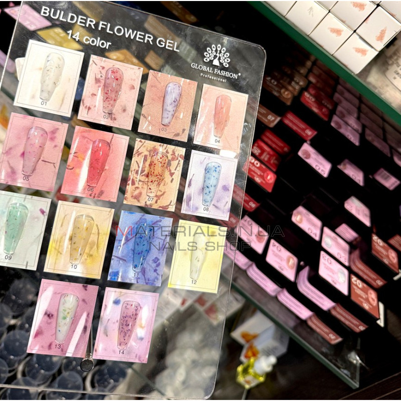 Гель для моделирования ногтей 8 гр, Flower Builder Gel 13