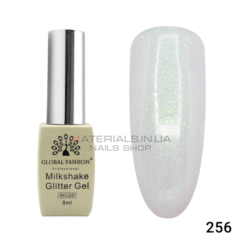 Гель лак Milkshake Glitter 8 мл, 256