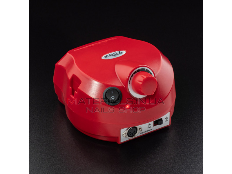 Фрезер Мокс X500 (Червоний) на 45 000 об/хв. та 65W. для манікюру та педикюру